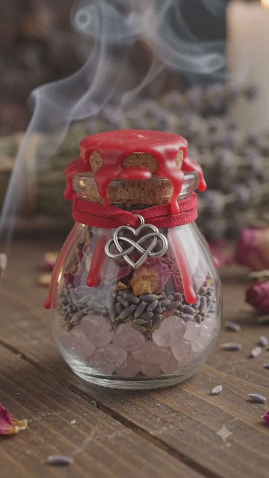 Love & Protection Shield Handcrafted Spell Jar